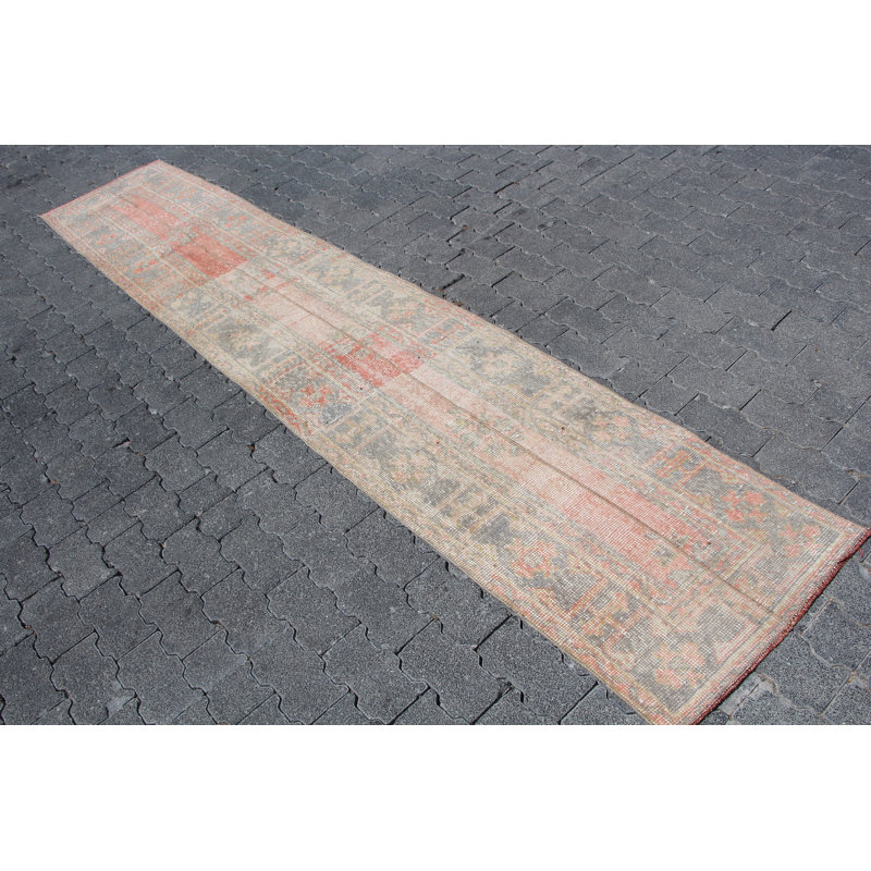 Tapis de couloir rétro en patchwork turc rétro - Anatolian