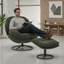 Azura Swivel Accent Chair with Footstool-1936282107