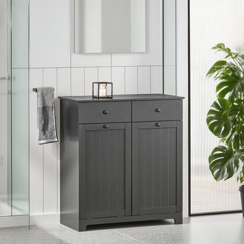 Munsell Bathroom Cabinet, Black