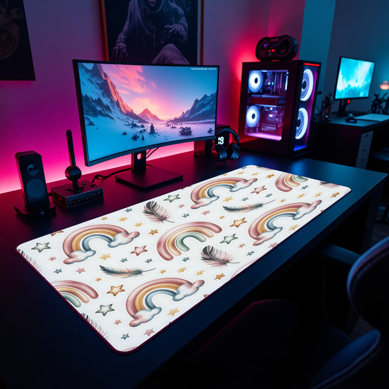 Polyester Desk Pad, 23.6x13.8