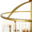 Luminaire suspendu en cristal 6 lumières, base E12