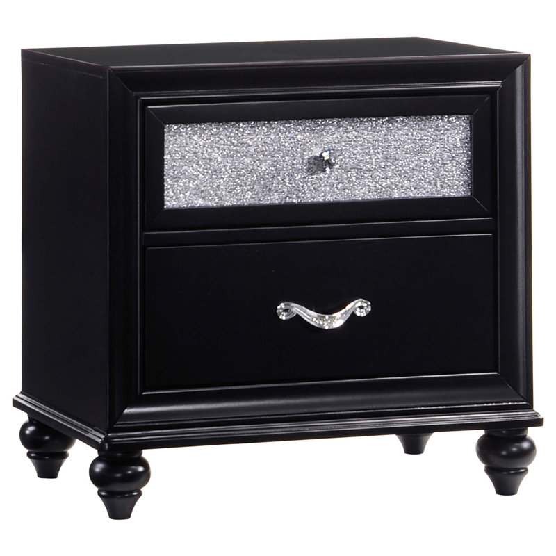 Table de chevet 2 tiroirs Wilton