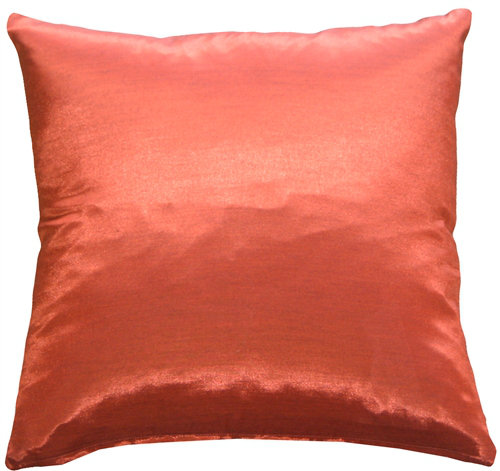 Coussin décoratif fleur Carlea, Rouge / Blanc