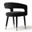 Modern 79" Oval Dining Table Set With 6 Upholstered Dining Arm Chairs-1230948812