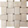 11" X 11" Basketweave Marble Mosaic Tile