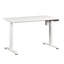 Bureau assis / debout, finition blanche