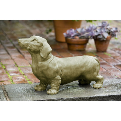 Fritz Dog Dachshund Garden Statue