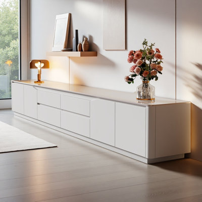 Modern and Simple rock plate TV Cabinet