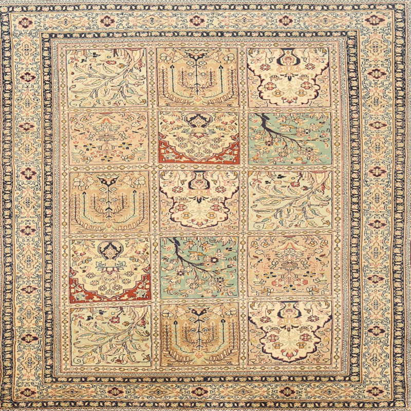 Southwestern Indoor Rug, Round 5'