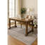 Tapis rayé beige texturé à rayures-710642