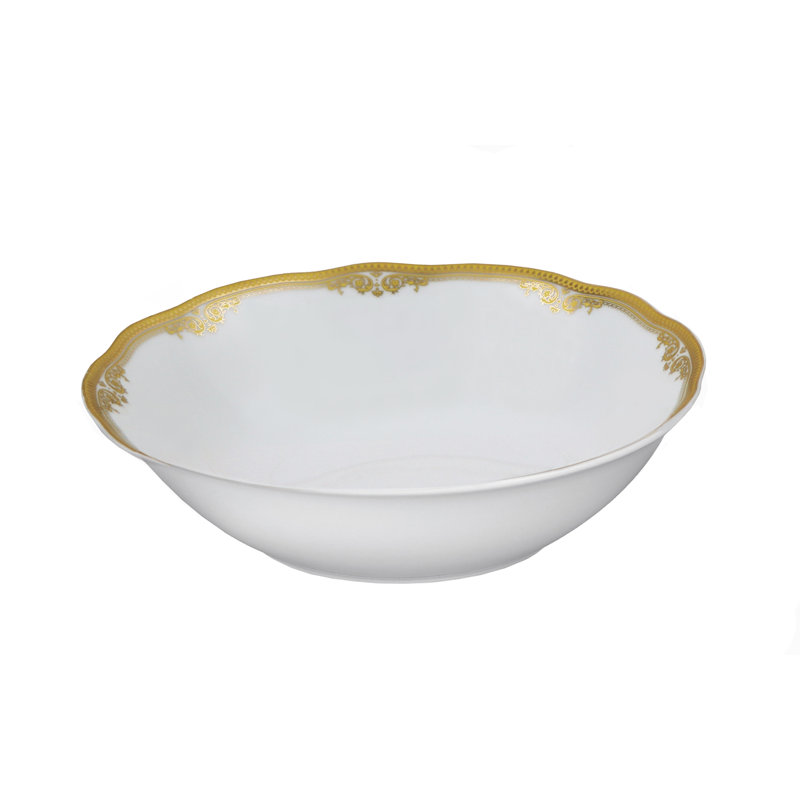 Service de table Lorren Home Trens, Blanc / Doré, 57