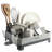Gibson Home Nestcraft Full Size Rust Resistant Dish Rack with Drain Board and Flatware Caddy -120243241