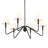 Kahraman 6 - Light Steel Dimmable Round Chandelier-43754620