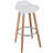 Counter Stool with Solid Wood Frame