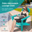 Baughn Plastic/Resin Adirondack Chair with Ottoman-864045595