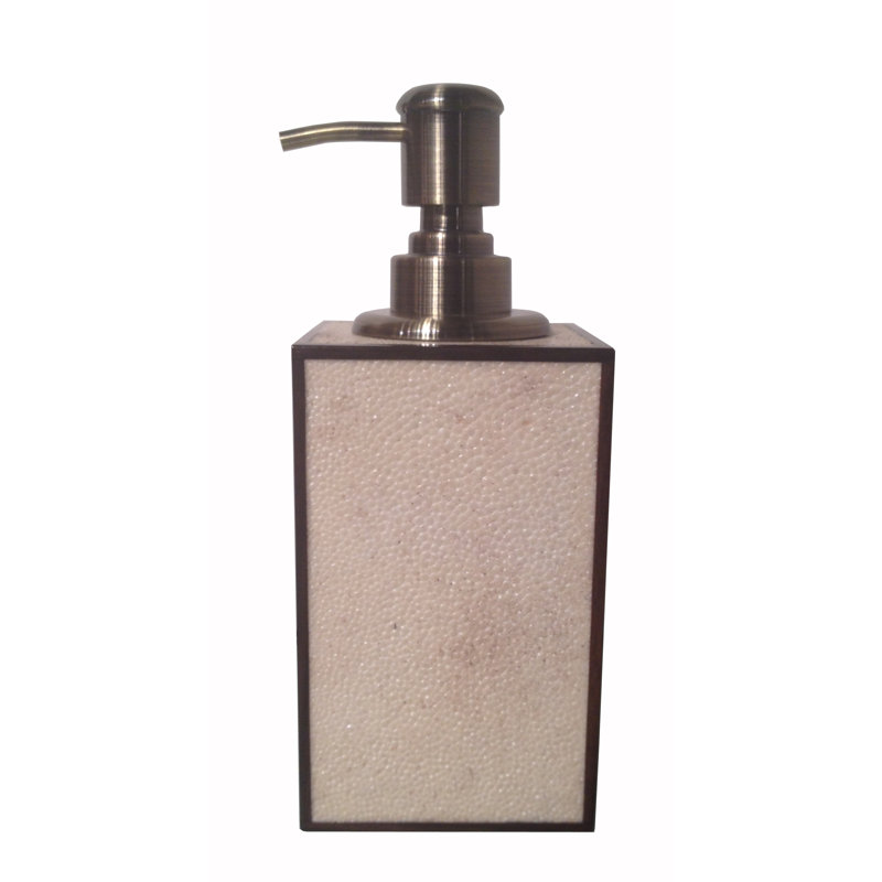 Shagreen Soap Dispenser, Dark Bronze
