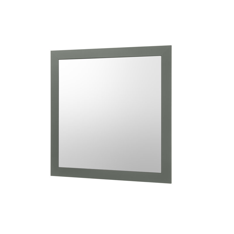 Jaoquim Wood Flat Wall Mirror