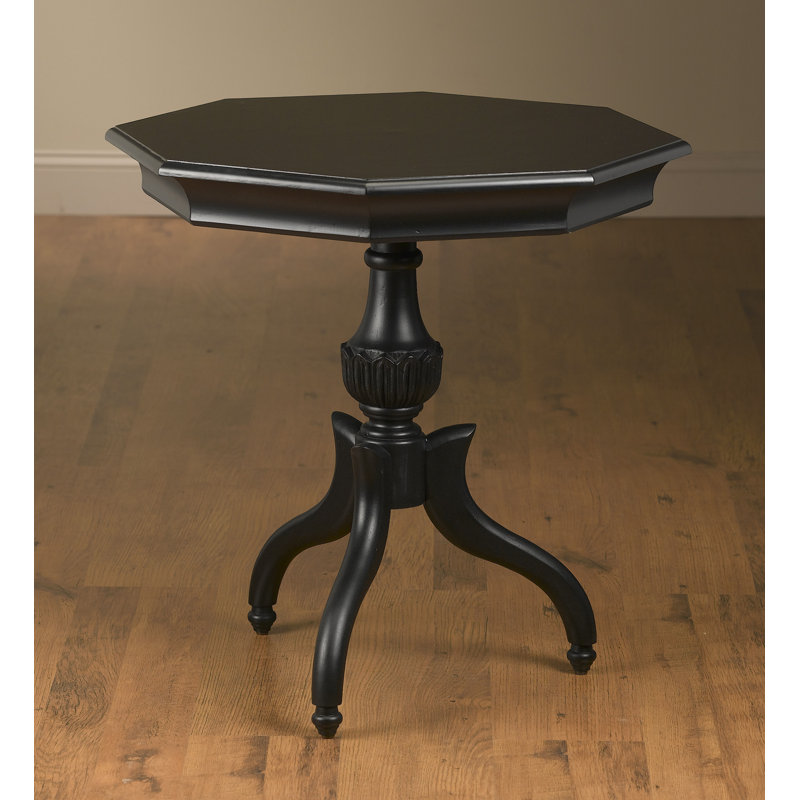 Solid Wood Top End Table