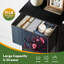 Commode 4 tiroirs avec rangement vertical