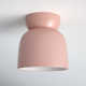 Mira Single Light Ceramic LED Semi Flush Mount