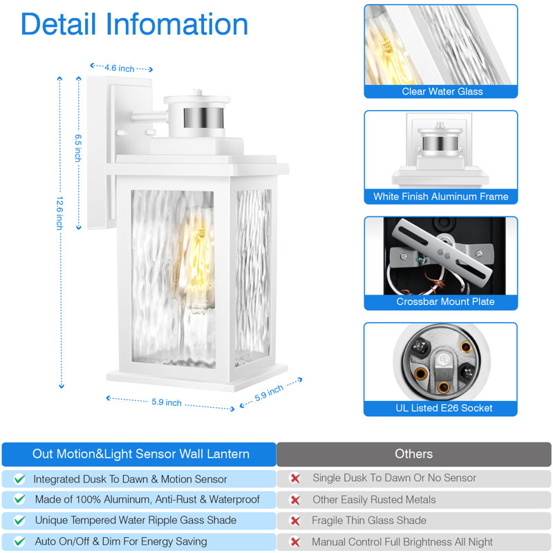 Scottsdale LED Wall Light, White