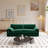 66" Queen Pull Out Sofa Bed, 3-in-1 Convertible Sleeper Sofa Multi-Functional Velvet Loveseat Bed-1870766263