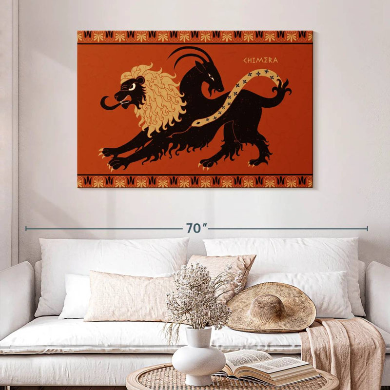 Chimera Monster, 32" H x 48" W