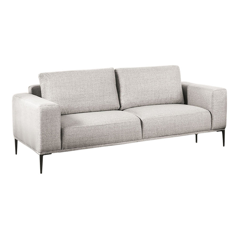 Canapé en chenille à accoudoirs carrés 81,88 po Alariz
