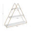 3 Piece Triangle Tiered Shelf with Adjustable Shelves-338174284