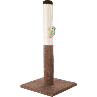 Petmaker Cat Scratch Post with Hanging Toy