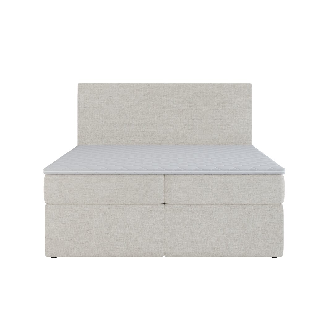 Boxspringbett Carmello mit Topper und Bettkasten