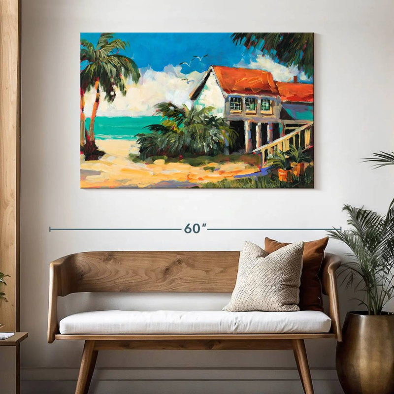 Escapade tropicale Gillard, H 32 po x l 48 po