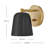  Jojo Adjustable Single Light Wall Sconce-1176819978