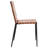 Brett 18'' H Leather Upholstered Metal Armchair-751928385-751928384