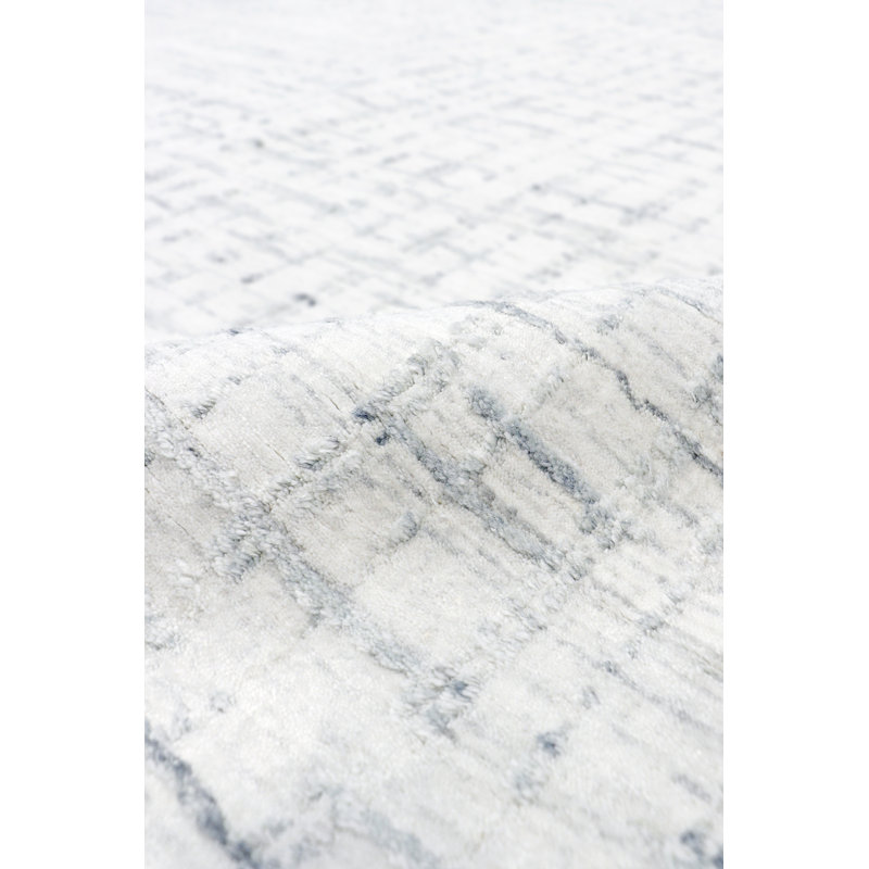 Slate Hand-Loomed Gray Area Rug, Rectangle 9' x 12'
