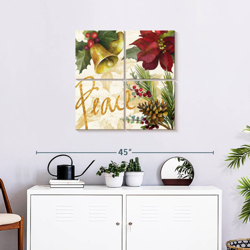Poinsettia de Noël Lelend II, H 26 po x l 26 po