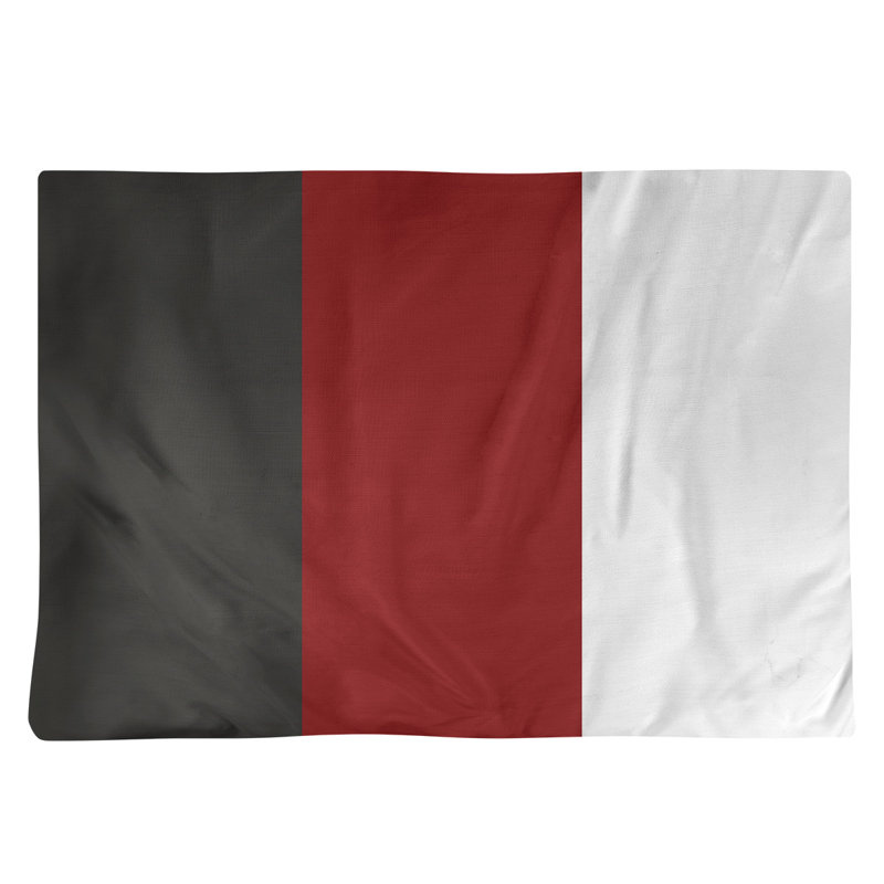 Récapitulatif de 18 po Stanford, /Red Middle/White, Sergé de coton