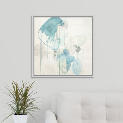 « subtil cobalt », peinture sur toile