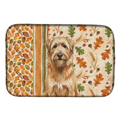 Tapis de séchage d'automne Tawny Briard Heirloom