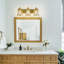 Luminaire de meuble-lavabo industriel moderne avec abat-jour en verre ondulé, luminaire câblé pour un éclairage doux et élégant-234215581-234215576