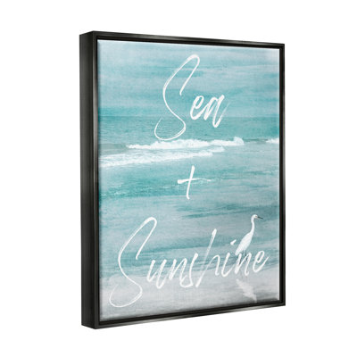 Expression de la mer et du soleil