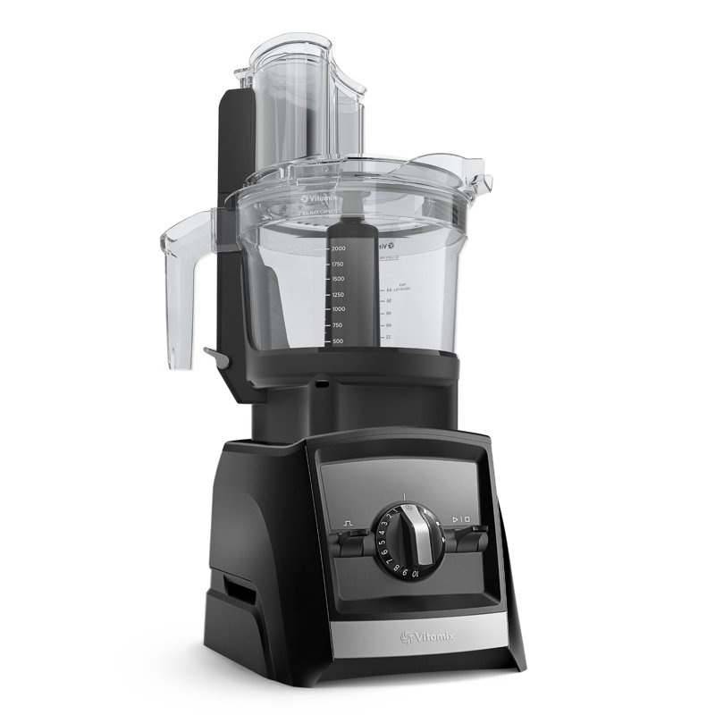 Vitamix 12-Cup Black and Clear Food Processor Attachment