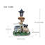Statue de planteur de chien carlin assis