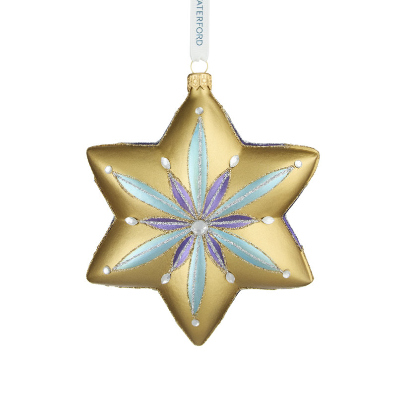 Waterford Holiday Heirlooms Star Ornament Silver, Gold