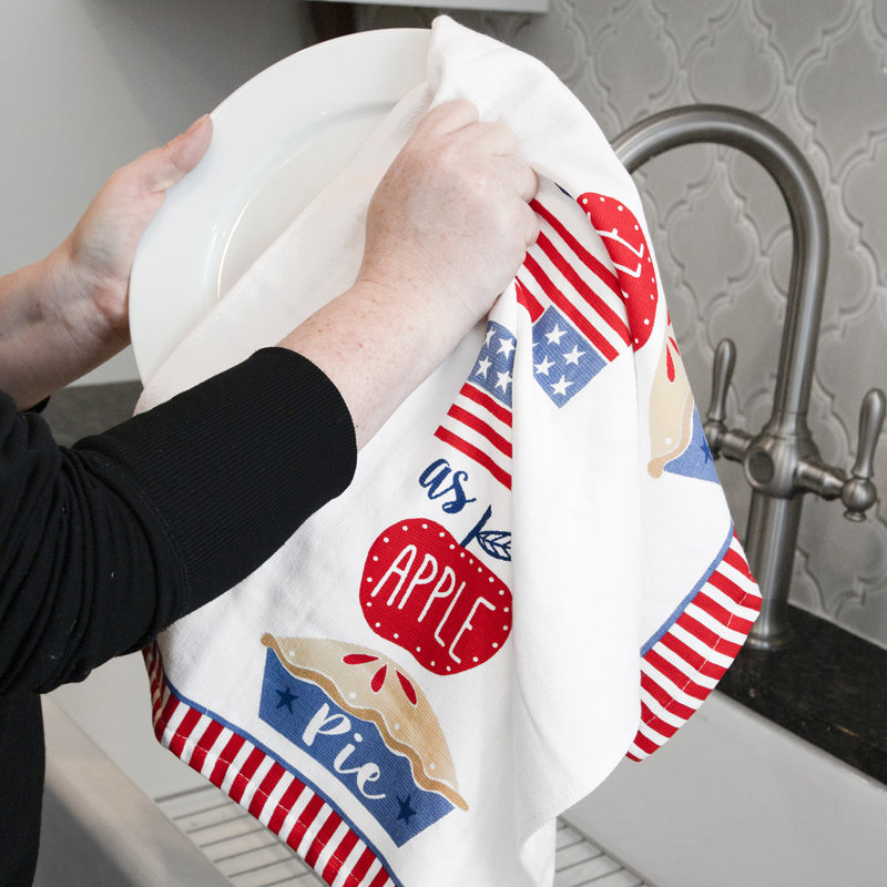 Patriotic Picnic Cotton Terry Kitchen Towel Set