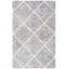 Tapis géométrique en laine / viscose touffeté à la main Vesper 600-965869549