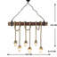 Han 6 - Light Unique/Statement Chandelier