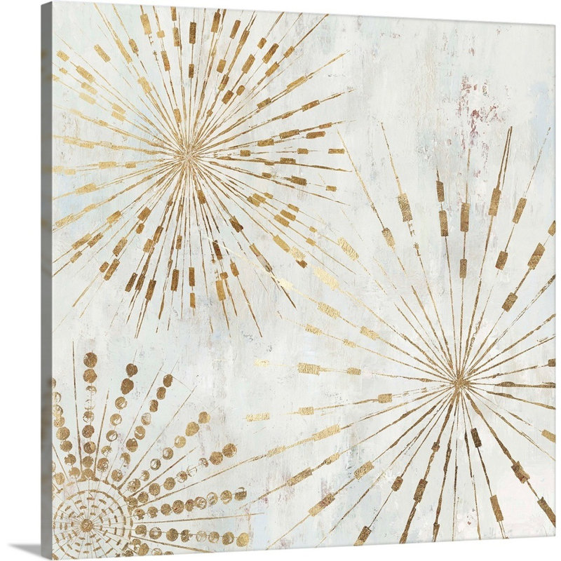 Golden Stars I par Tom Reeves - reproduction d'art sur toile, H 48 po x l 48 po x P 1,25 po, Toile tendue