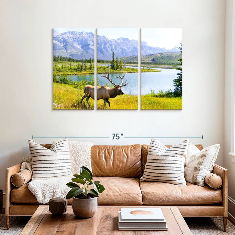 Elk Paradise, 36" H x 57" W