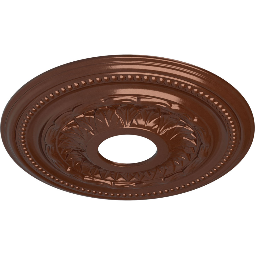 Endurathane Galway Ceiling Medallion, 15 3/4"OD x 3 1/4"ID x 1"P (Fits Canopies up to 3 1/4") Ekena Millwork 